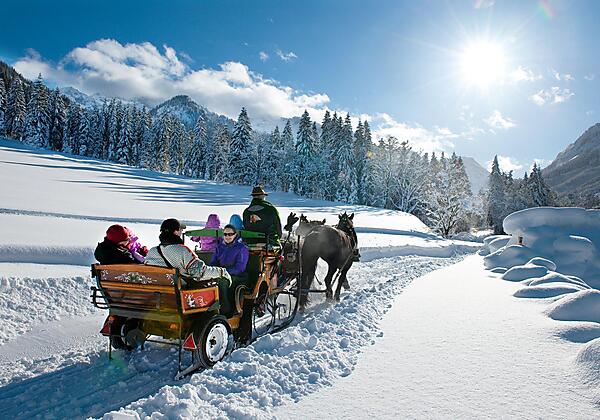 Pferdeschlittenfahrt