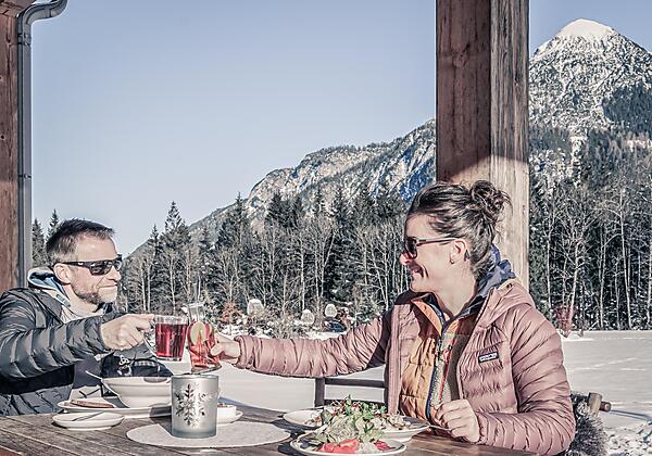 Sonnenterrasse Winter