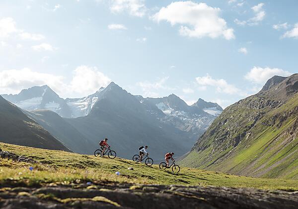 mountainbiking and e- biking in Obergurgl