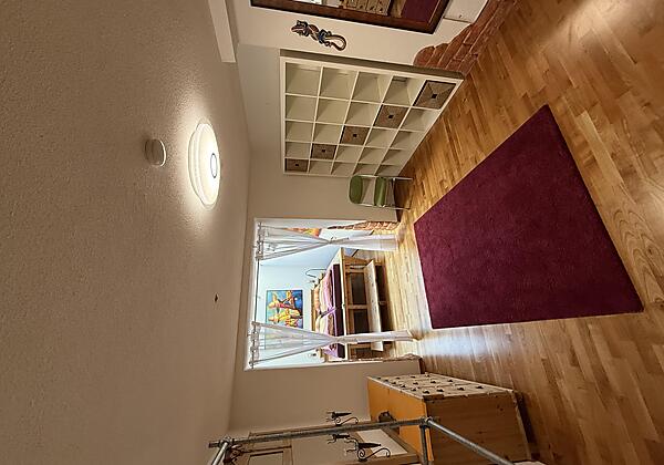 Schlafzimmer I sehr geräumig mit Dusche und WC