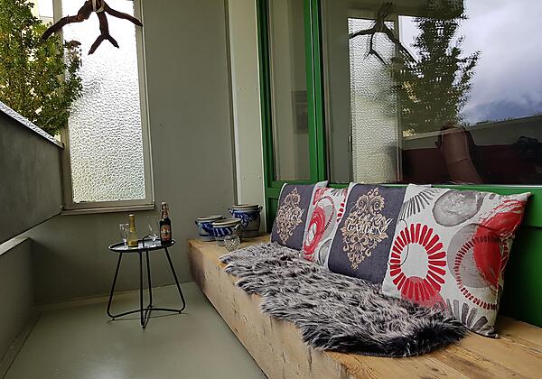 Entspannung auf der Loggia