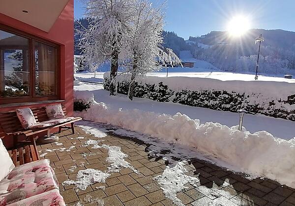 Ausblick vom Frühstückstisch