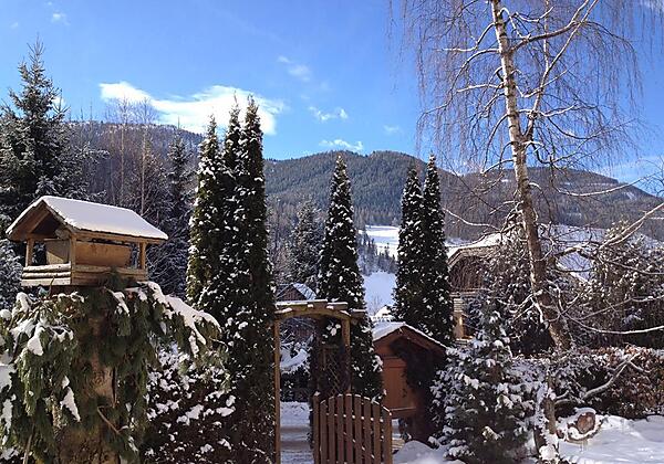 Blick auf die Skipiste