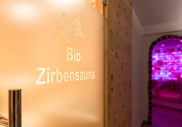 Sauna im Wellnessbereich