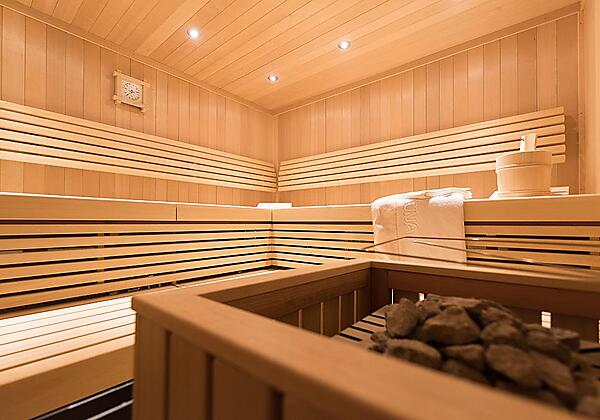 Sauna im Wellnessbereich