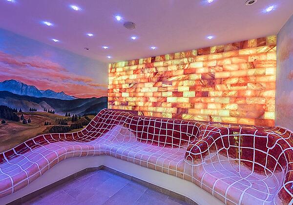 Salz Tepidarium im Wellnessbereich