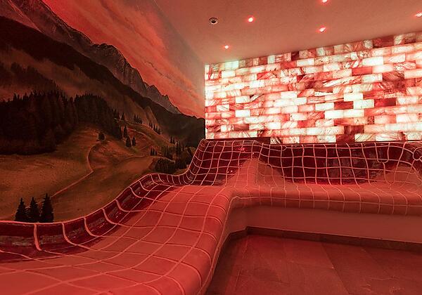 Salz Tepidarium im Wellnessbereich