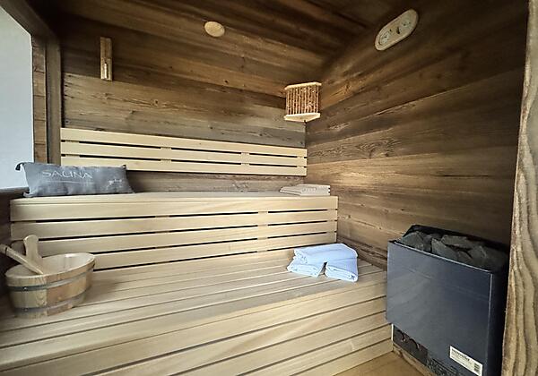 Sauna drinnen