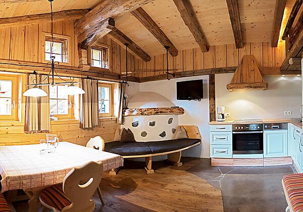 Almhütte_ Rosenhof _ Alpbach_ Wohnraum