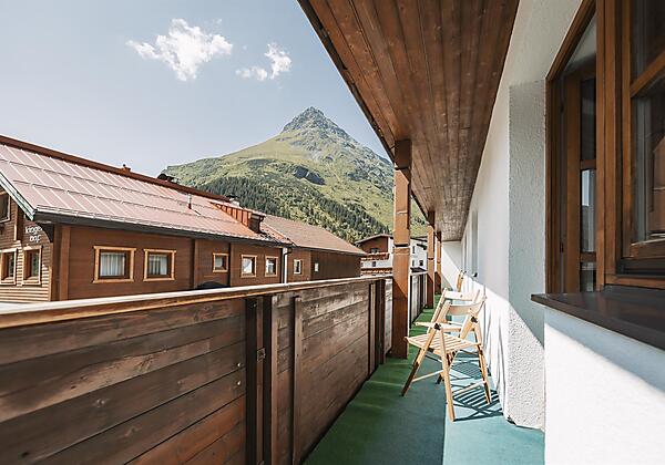 Bergblick vom Balkon