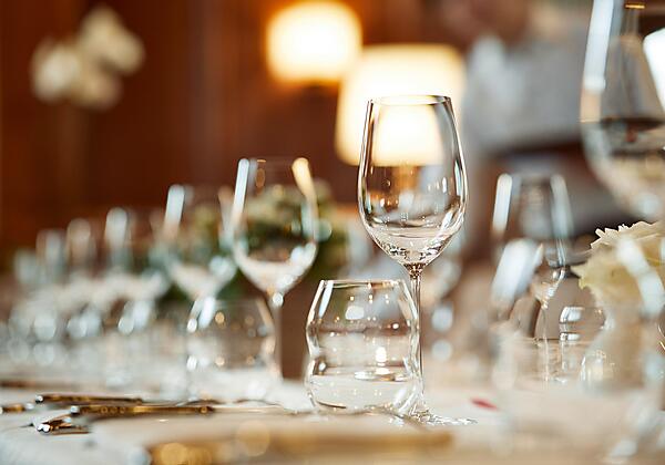 Hotel Alpenrose Kufstein - Gläser von Riedel