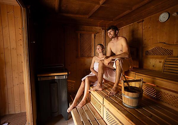 Pulverers Zirbensauna