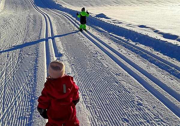 5 Minuten neben der Langlaufloipe