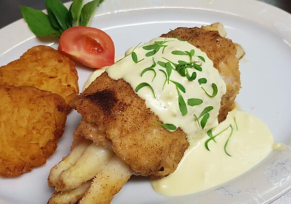 Spezialität Spargelcordonbleu