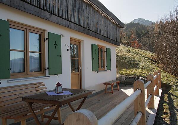 Eingang & Terrasse Ferienwohnung