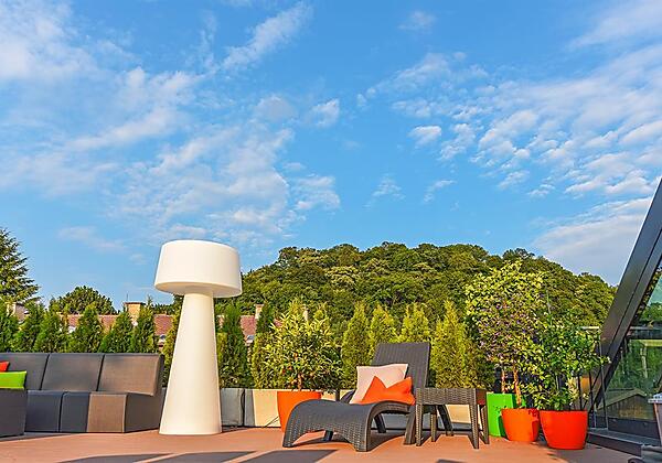 Dachterrasse Ausblick