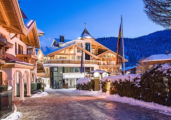 Außenansicht Haus Winter