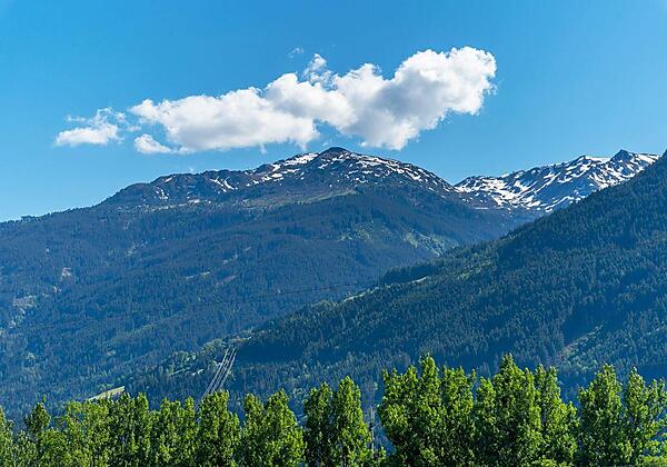 Bergsicht  ins Skigebiet Hochzillertal