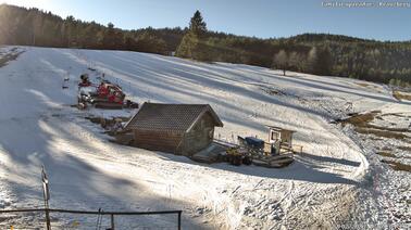 Blick auf den Übungshang