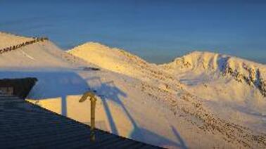 Blick von der Pfannspitzhütte (2.463 m)
