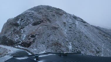 Blick auf den Stausee Mattmark