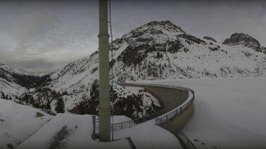 Stausee und Staumauer Turtmanntal